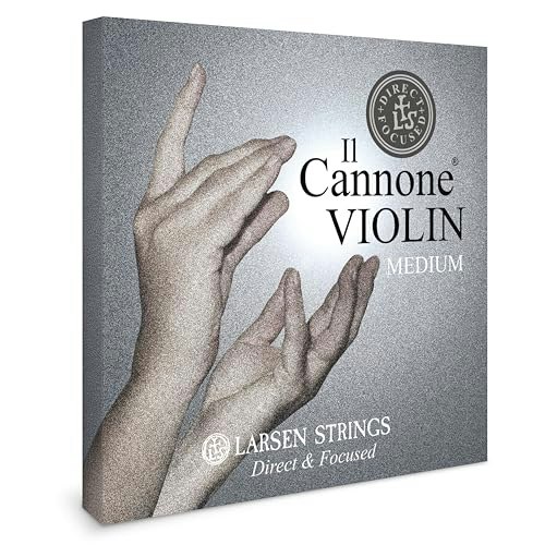 Larsen Il Cannone Medium Tension Violin String Set: $114.24 Larsen Il Cannone Medium Tension Violin String Set: $114.24