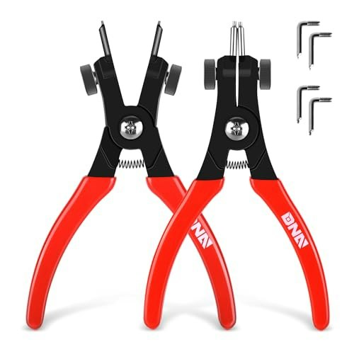DNA Motoring Multi-Angle Internal and External Snap Ring Plier 2-Piece Set: $14.78