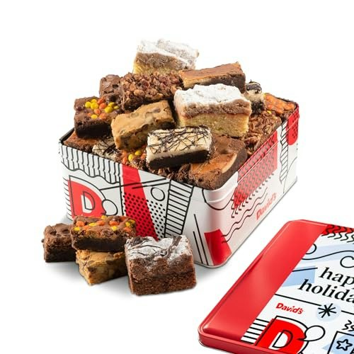 David's Cookies Assorted Brownies and Crumb Cake Gift Tin: $39.79 David's Cookies Assorted Brownies and Crumb Cake Gift Tin: $39.79