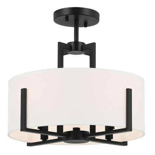 Kichler Malen 15.5-Inch 4-Light Semi-Flush Mount Light: $278 Kichler Malen 15.5-Inch 4-Light Semi-Flush Mount Light: $278