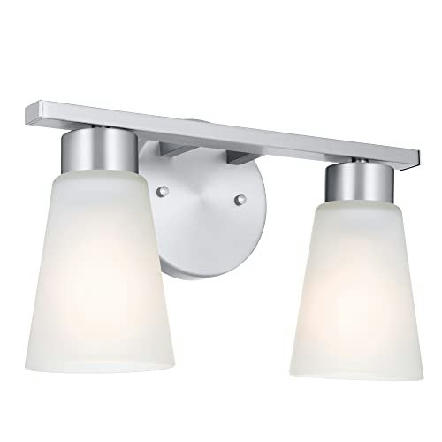 Kichler Stamos 2-Light Bathroom Vanity Light: $55.98 Kichler Stamos 2-Light Bathroom Vanity Light: $55.98