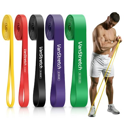 VanStretch 5-Level Resistance Bands Set for $18 + free shipping w/ Prime