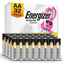 Energizer AA Alkaline Batteries 32-Pack for $15 w/ Subscribe & Save + free shipping w/ Prime