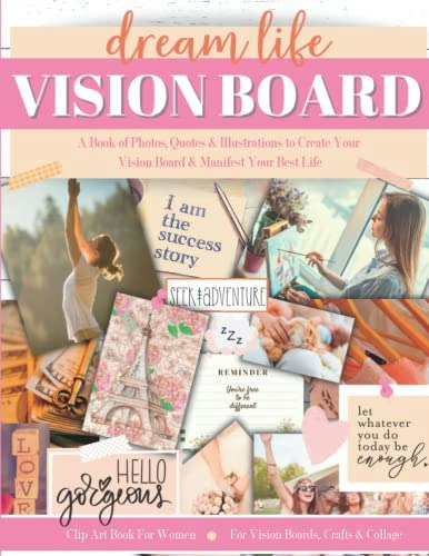 Vision Board Clip Art Book: $11.45