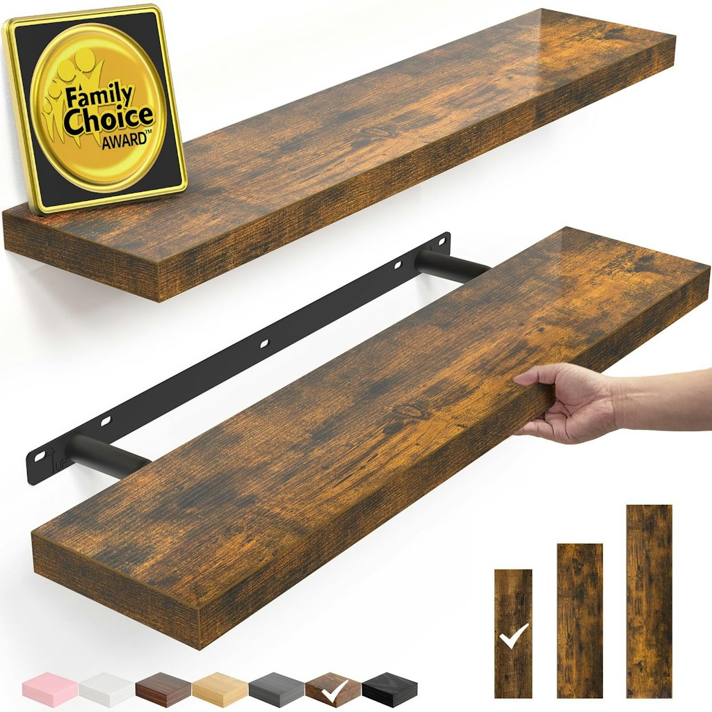 22.5" Floating Shelf 2-Pack: $30