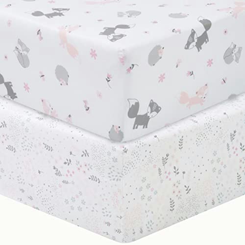 Sammy & Lou Girl Forest Microfiber Fitted Crib Sheet 2-Pack: $14.29 Sammy & Lou Girl Forest Microfiber Fitted Crib Sheet 2-Pack: $14.29