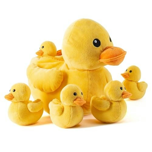 Prextex Plush Duck Toy 6-Piece Set: $37.33