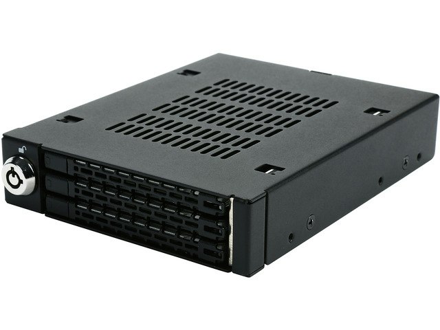 Icy Dock ToughArmor MB993SK-B Triple Bay 2.5-inch SAS/SATA Mobile Rack: $98.99