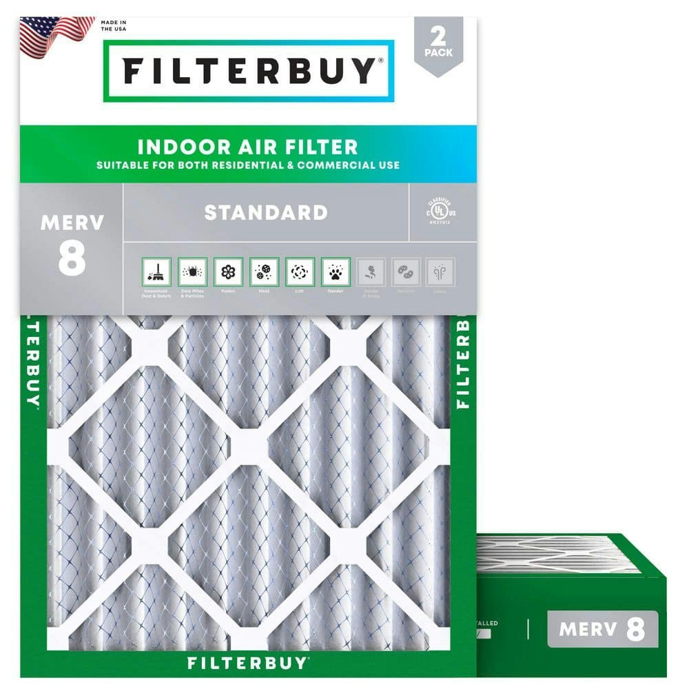 13" x 20" x 4" MERV 8 Pleated HVAC Furnace Air Filter 2-Pack: $59.98 13" x 20" x 4" MERV 8 Pleated HVAC Furnace Air Filter 2-Pack: $59.98