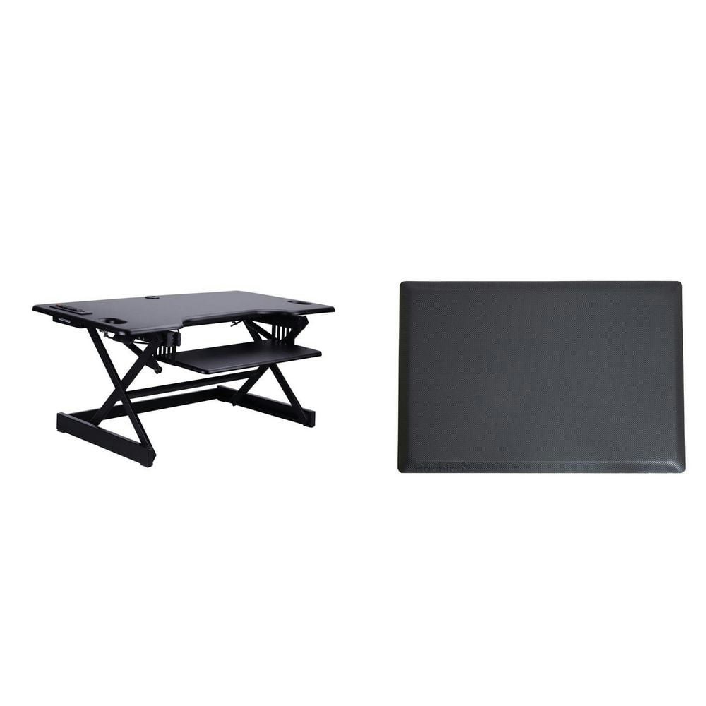 46-Inch Height Adjustable Standing Desk Converter with Anti-Fatigue Mat: $485.10 46-Inch Height Adjustable Standing Desk Converter with Anti-Fatigue Mat: $485.10
