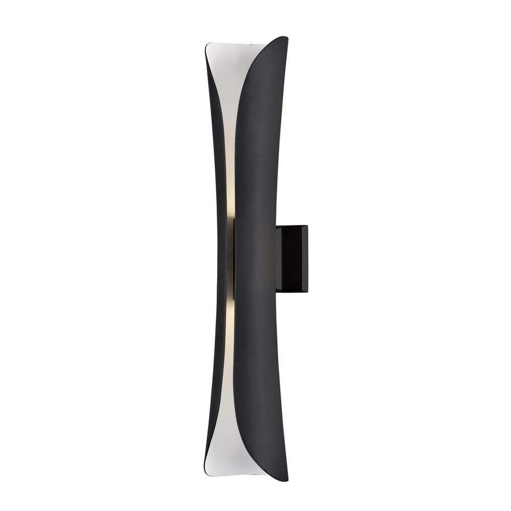 Scroll 2-Light Integrated LED Outdoor Wall Lantern Sconce: $403.20 Scroll 2-Light Integrated LED Outdoor Wall Lantern Sconce: $403.20