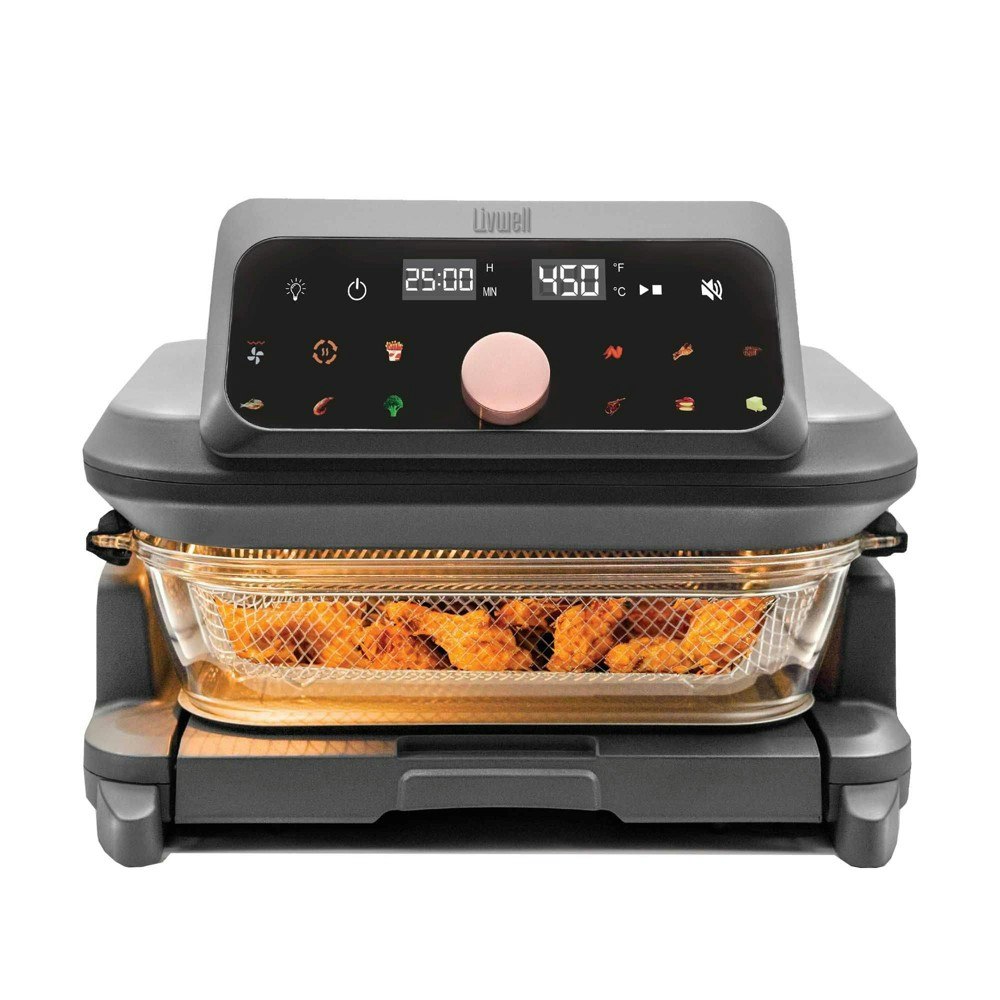 Livwell Smart Touch Glass Air Fryer: $139.99 Livwell Smart Touch Glass Air Fryer: $139.99