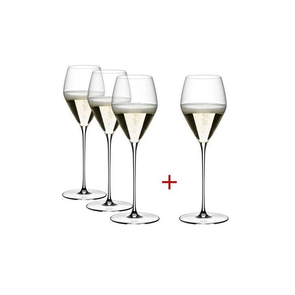 Riedel Veloce Champagne Wine Glass 4-Pack: $149 Riedel Veloce Champagne Wine Glass 4-Pack: $149