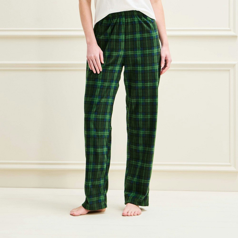 Wondershop Women's Plaid Microfleece Pajama Pants: $10 Wondershop Women's Plaid Microfleece Pajama Pants: $10