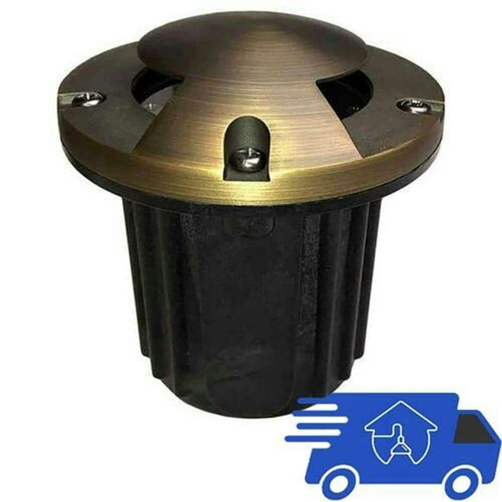 Bronze Hardwired Weather-Resistant Well Light: $65.80 Bronze Hardwired Weather-Resistant Well Light: $65.80