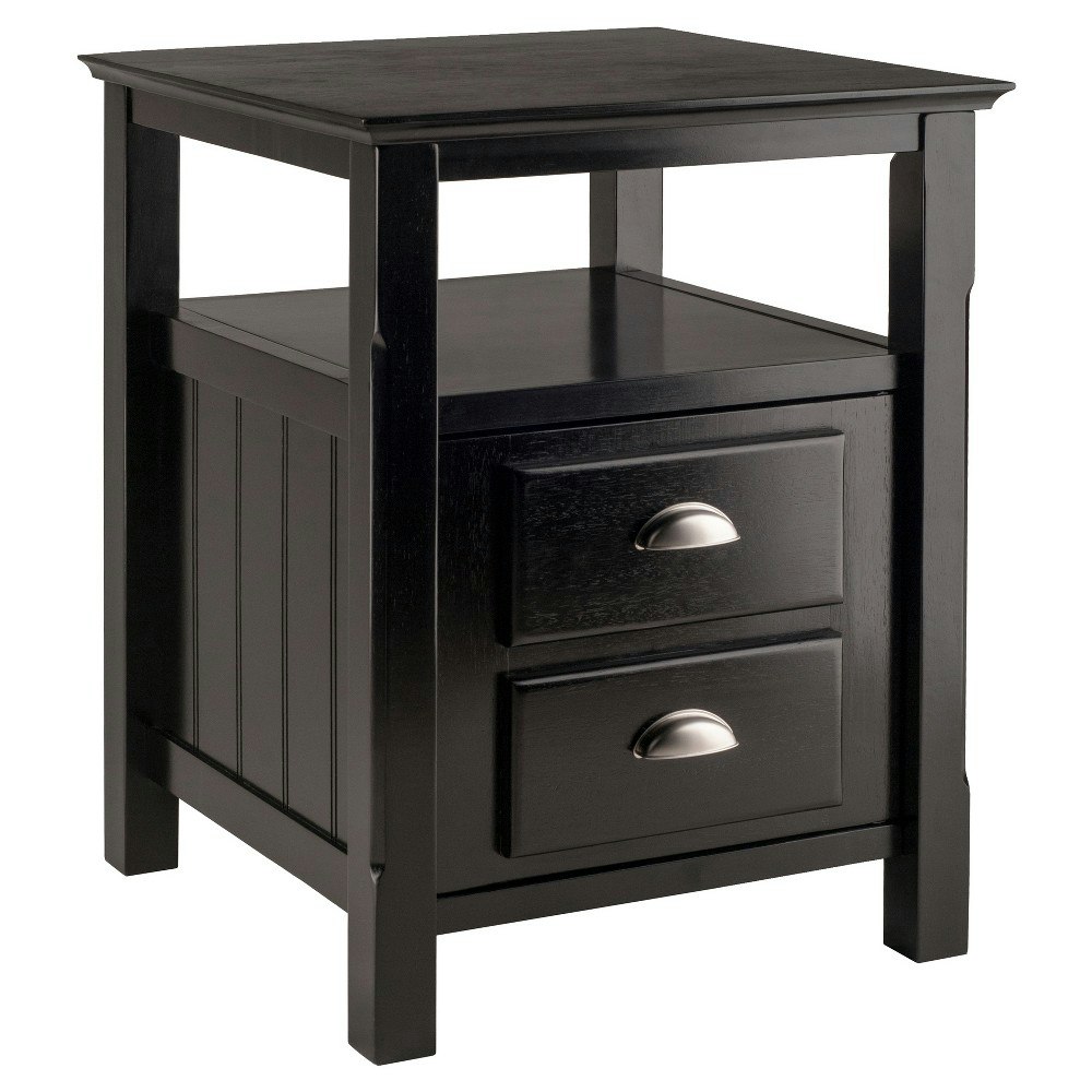 Winsome Timber 2-Shelf Nightstand: $115.99