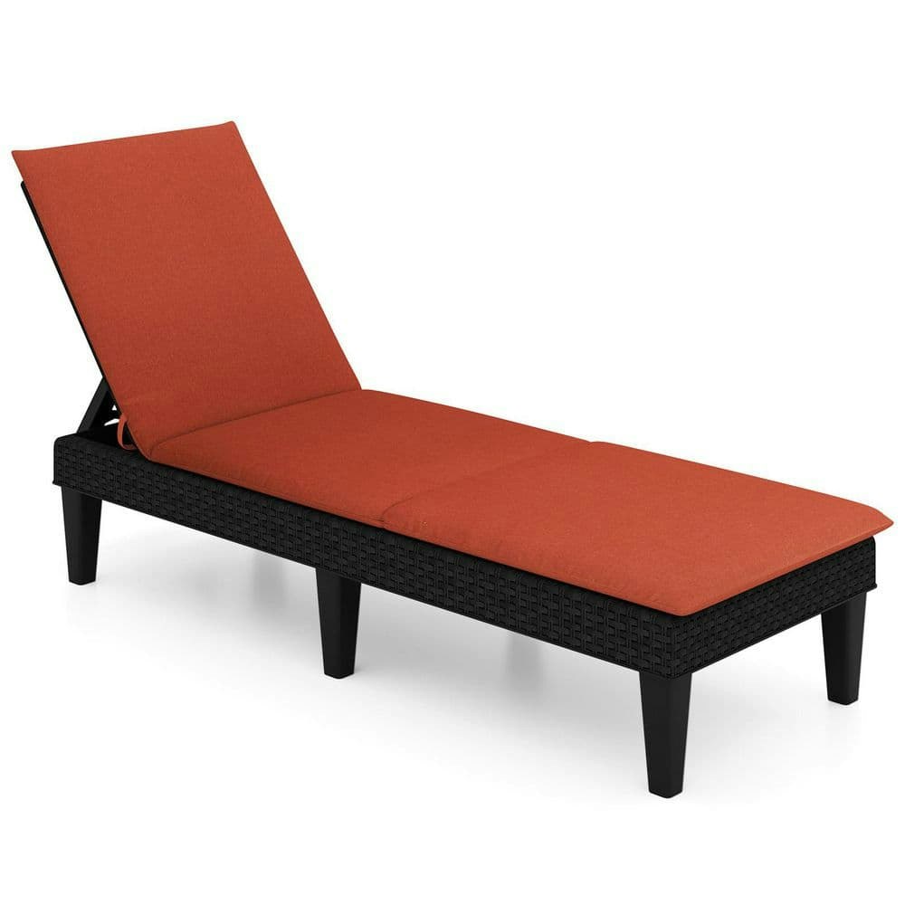 Metal and Wicker Outdoor Chaise Lounge: $236.22 Metal and Wicker Outdoor Chaise Lounge: $236.22