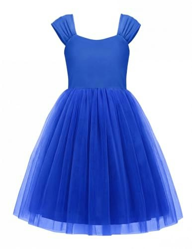 Arshiner Girls Sleeveless A-Line Tulle Dress: $19.99 Arshiner Girls Sleeveless A-Line Tulle Dress: $19.99