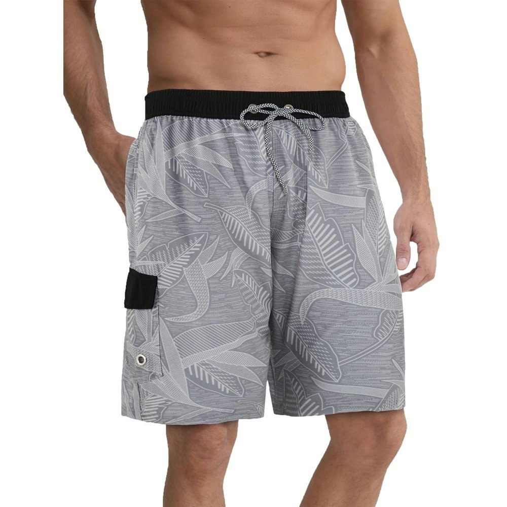 Aptro Men's 9-Inch Quick Dry Swim Trunks: $14.99