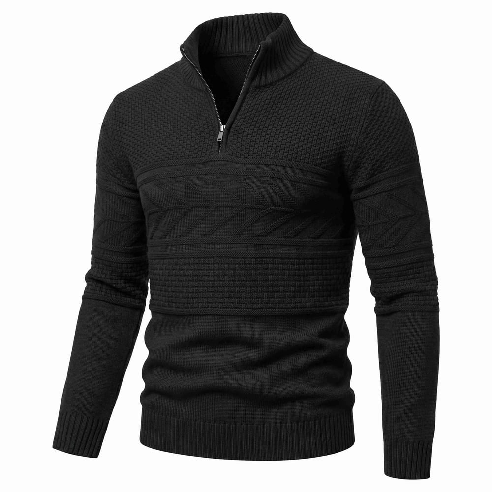 Coofandy Men's Quarter Zip Cotton Knit Sweater: $24.89 Coofandy Men's Quarter Zip Cotton Knit Sweater: $24.89
