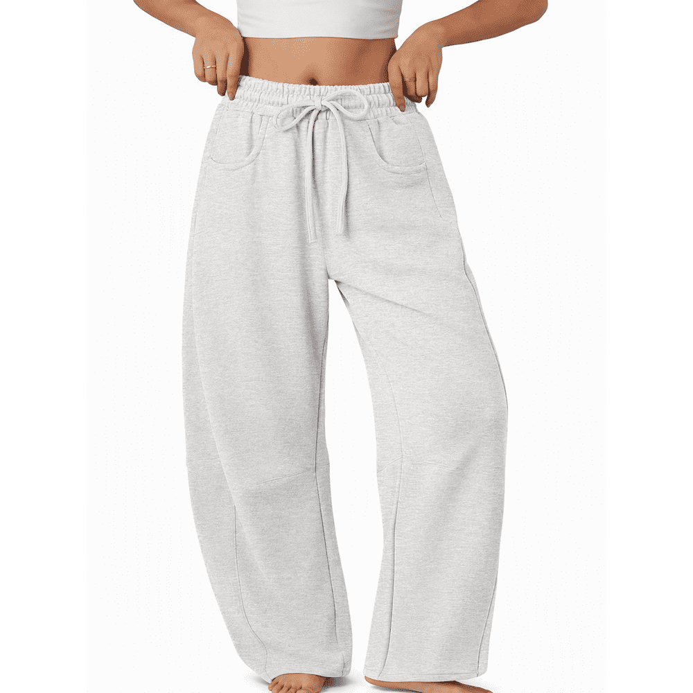 Olaglory Women's High-Waist Barrel Sweatpants: $19.89 Olaglory Women's High-Waist Barrel Sweatpants: $19.89