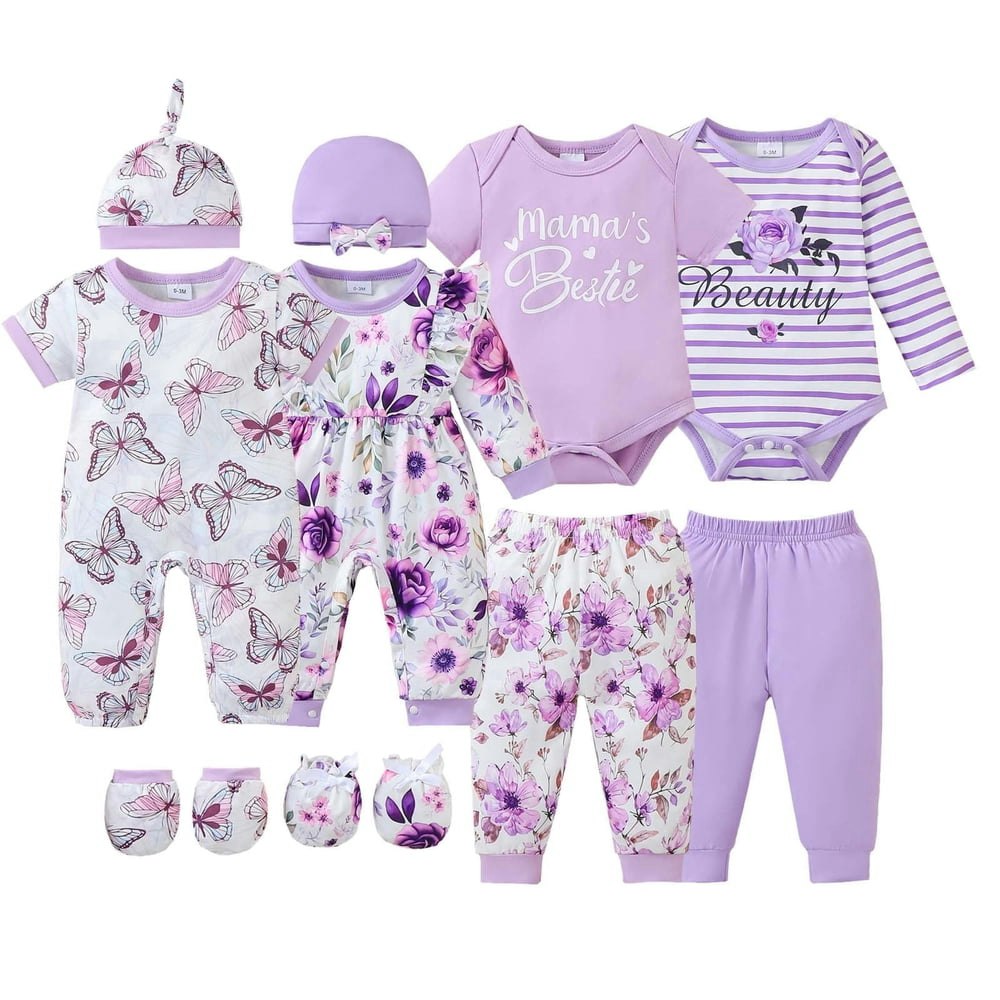 Kimi Bear 10-Piece Newborn Baby Girl Layette Set: $31.49 Kimi Bear 10-Piece Newborn Baby Girl Layette Set: $31.49