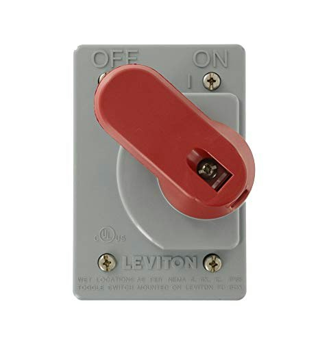 Leviton Wetguard Watertight Toggle Switch Cover: $34.38 Leviton Wetguard Watertight Toggle Switch Cover: $34.38