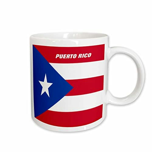 3dRose Puerto Rico State Flag Ceramic Mug 11-Ounce: $12.83