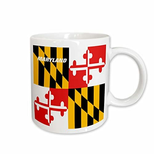3dRose Maryland State Flag 15-ounce Ceramic Mug: $14.21