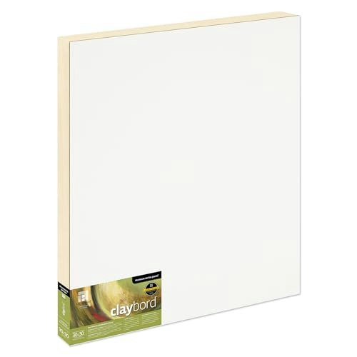 Ampersand 30" x 30" 1.5-inch Cradled Claybord Painting Panel: $126.20
