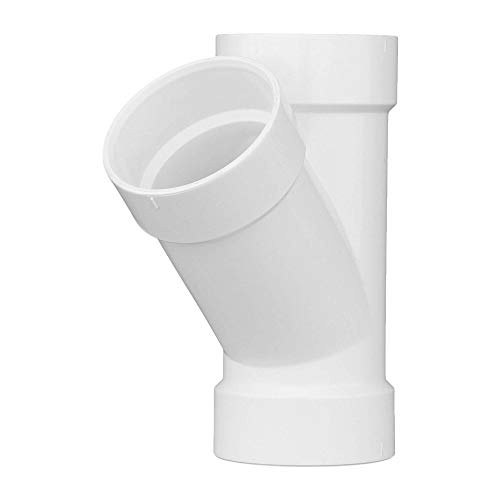 Charlotte Pipe 4-inch Schedule 40 PVC DWV Wye Fitting: $16.14 Charlotte Pipe 4-inch Schedule 40 PVC DWV Wye Fitting: $16.14