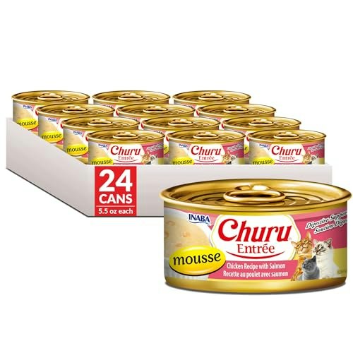 Inaba Churu Entree Mousse Wet Cat Food 24-Pack: $41.72 Inaba Churu Entree Mousse Wet Cat Food 24-Pack: $41.72
