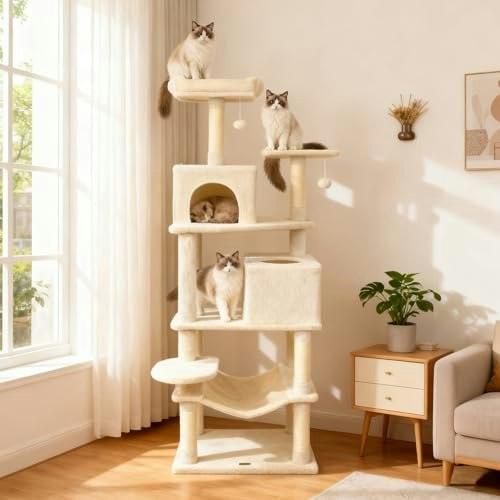 Dortala 75-Inch Modern Cat Tree: $82.44 Dortala 75-Inch Modern Cat Tree: $82.44