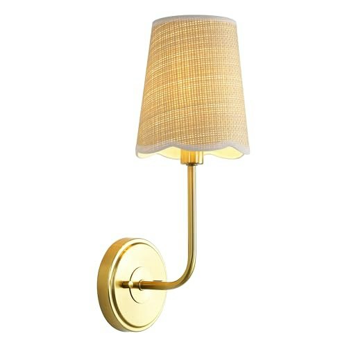 Jonathan Y Lila 1-Light Brass Gold Wall Sconce: $85.57