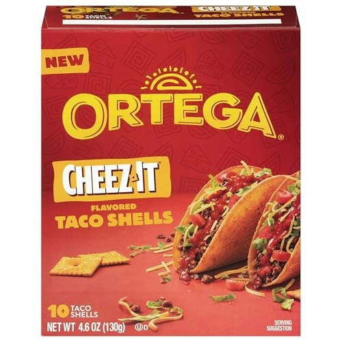 Ortega Cheez-It Flavored Hard Taco Shells 10-Count: $2.29 Ortega Cheez-It Flavored Hard Taco Shells 10-Count: $2.29