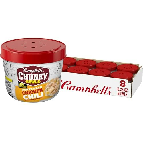 Campbell's Chunky White Bean Chicken Chili 15.25-oz. Bowl 8-Pack: $21.69 Campbell's Chunky White Bean Chicken Chili 15.25-oz. Bowl 8-Pack: $21.69