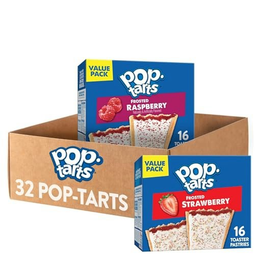Pop-Tarts Frosted Strawberry and Raspberry Variety Pack 32-Count: $6.94 Pop-Tarts Frosted Strawberry and Raspberry Variety Pack 32-Count: $6.94