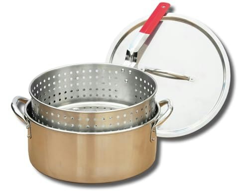 King Kooker 9-Quart Stainless Steel Deep Fryer Pan with Lid and Basket: $47.61 King Kooker 9-Quart Stainless Steel Deep Fryer Pan with Lid and Basket: $47.61