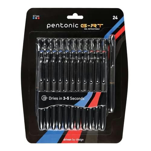 Pentonic G-RT 0.7mm Retractable Gel Pens 24-Pack: $9.99 Pentonic G-RT 0.7mm Retractable Gel Pens 24-Pack: $9.99