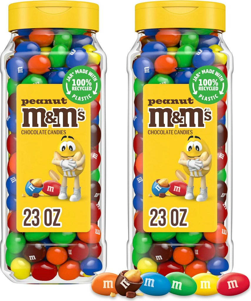 M&M's Peanut 23-oz. Jar 2-Pack: $14 via Sub. & Save