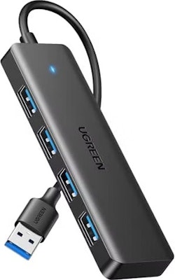 Ugreen 4-Port USB 3.0 Hub for $7 + free shipping w/ Prime