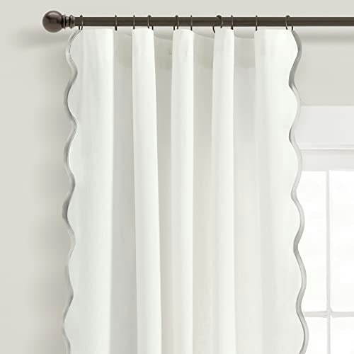 Lush Decor Coastal Chic Scalloped Edge Window Curtain Panels 2-Pack: $40.01 Lush Decor Coastal Chic Scalloped Edge Window Curtain Panels 2-Pack: $40.01