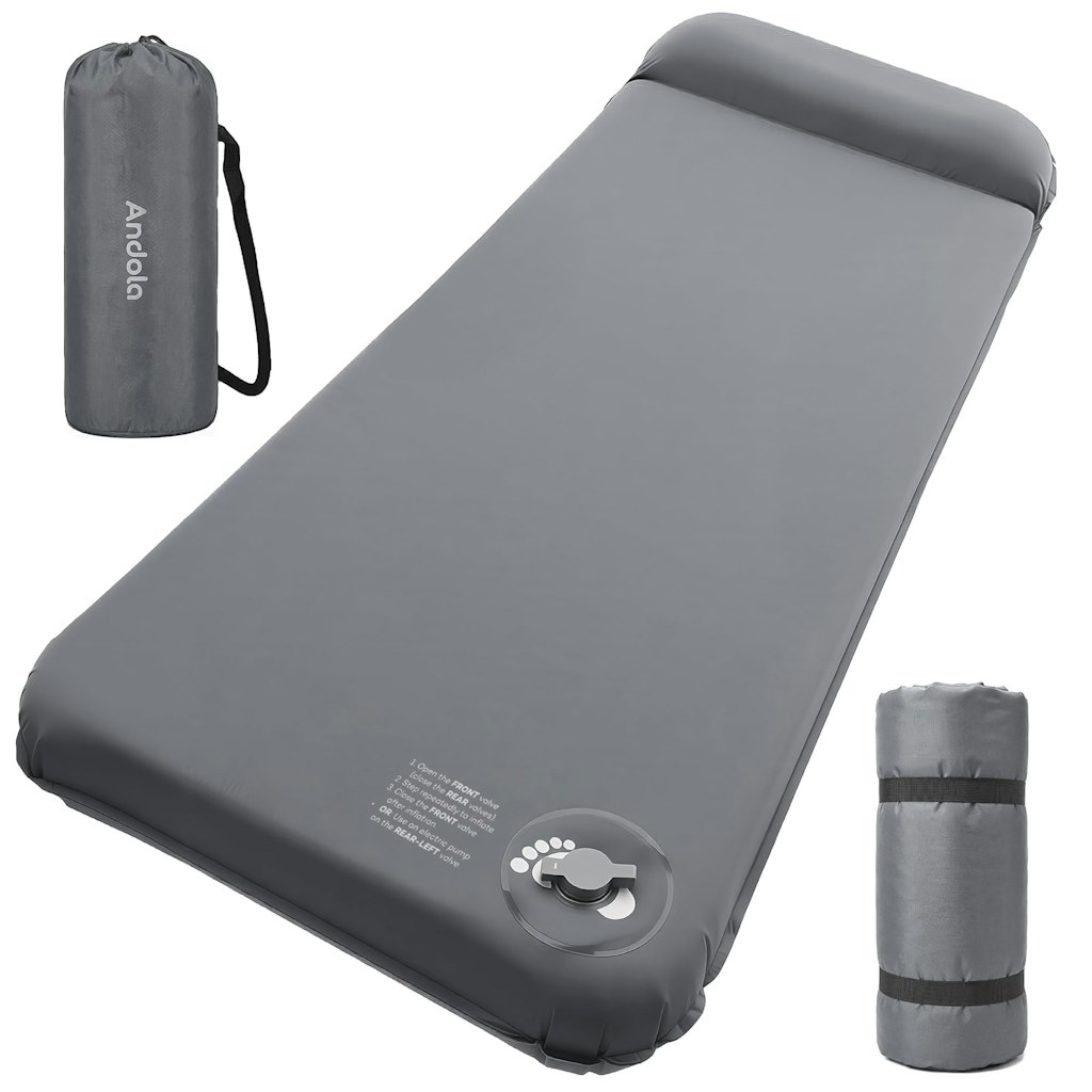 3.1" Self-Inflating Camping Sleeping Pad with Pillow: $36 3.1" Self-Inflating Camping Sleeping Pad with Pillow: $36
