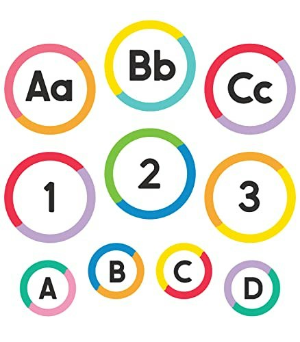 Carson Dellosa 4-Inch Colorful Cutout Letters 150-Pack: $9.40