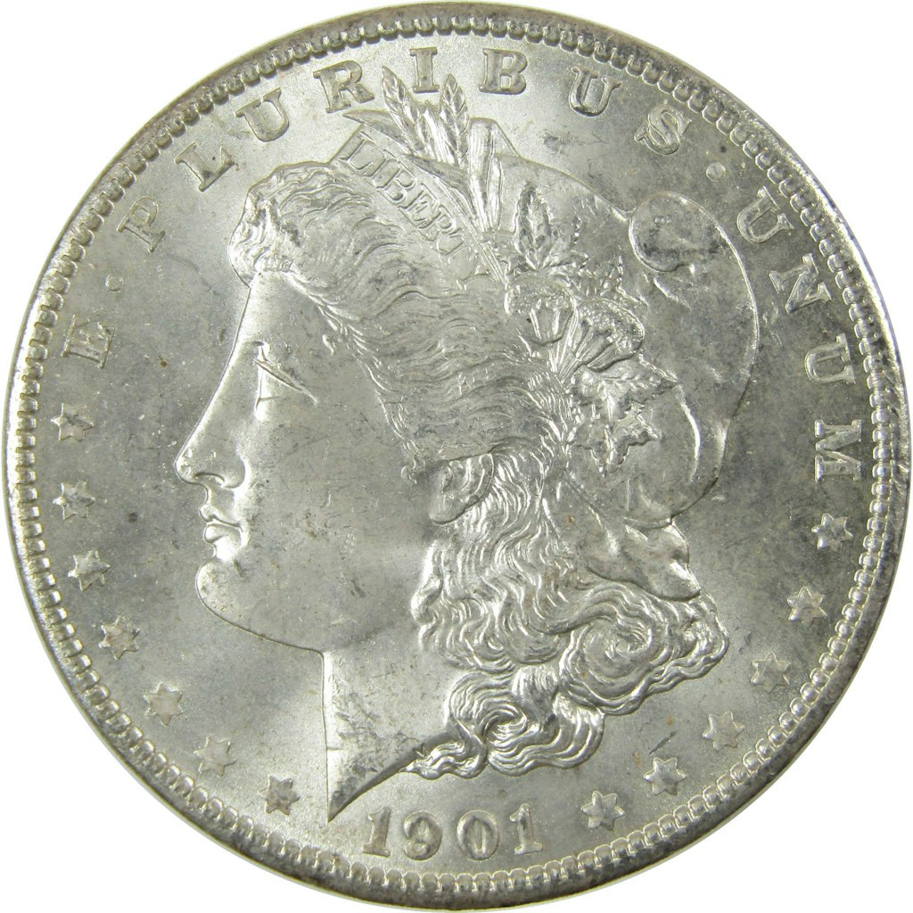 1901 O Morgan Silver Dollar Uncirculated Mint State $1 Coin: $115