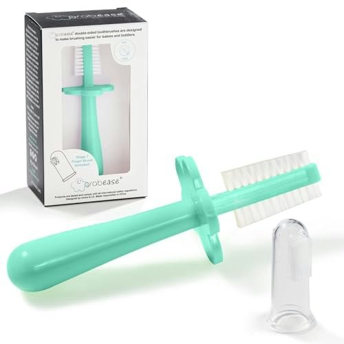 Grabease Double-Sided Toddler Training Toothbrush: $8.99 Grabease Double-Sided Toddler Training Toothbrush: $8.99