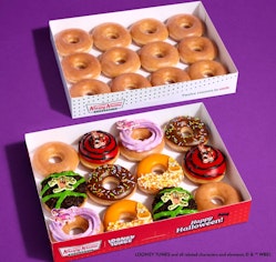 Krispy Kreme Halloween Original Glazed Dozen for $3 when you buy any other dozen
