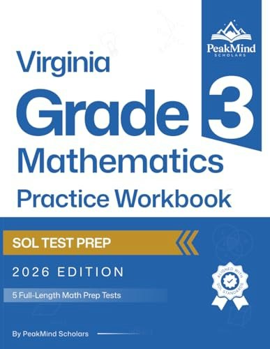Virginia Grade 3 Math Practice Workbook: $17.52 Virginia Grade 3 Math Practice Workbook: $17.52