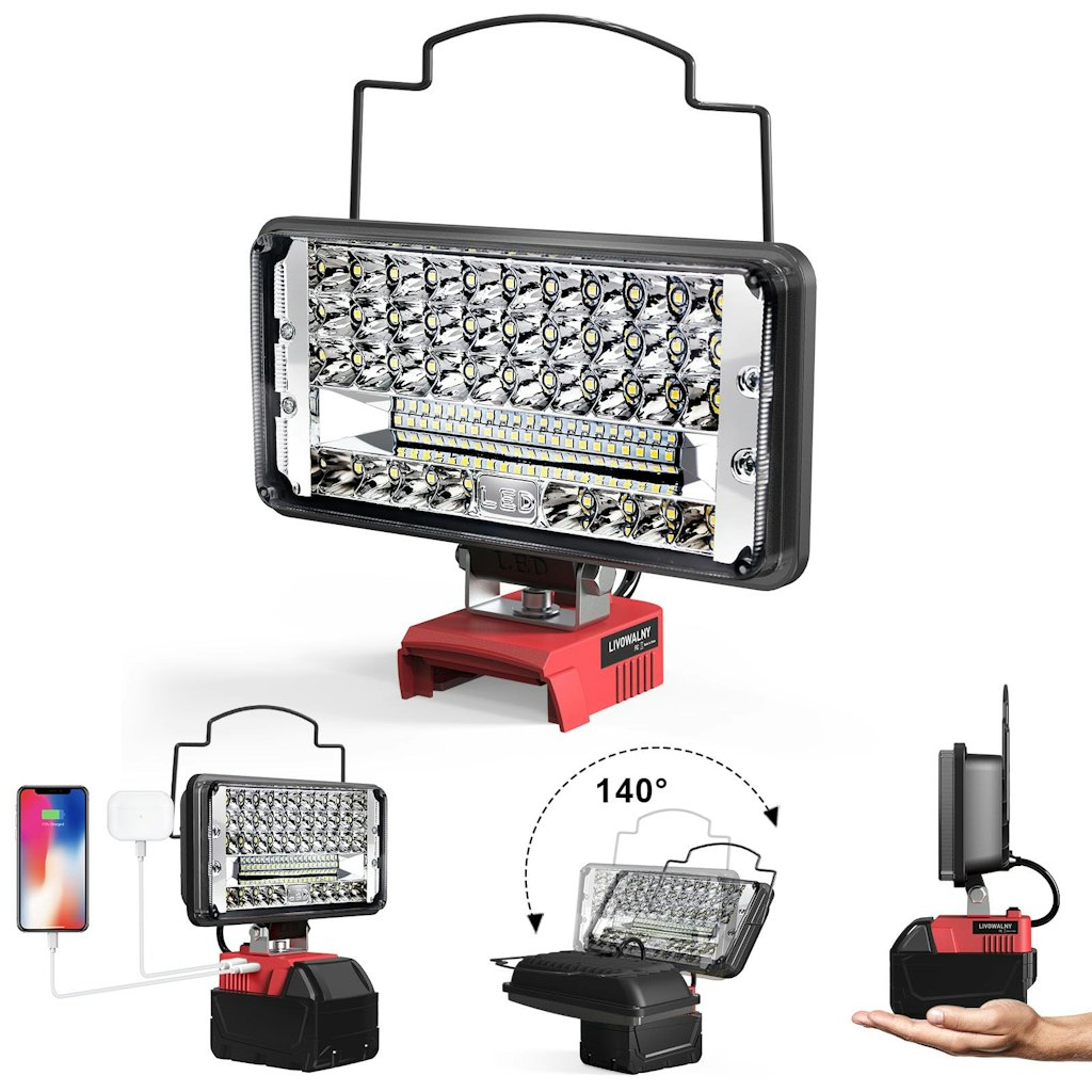 LED Work Light for Milwaukee 18V Batteries: $23