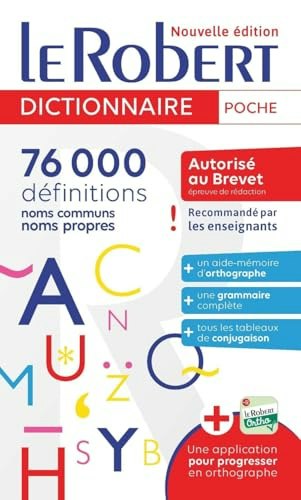 Le Robert de Poche Dictionary: $24.80 Le Robert de Poche Dictionary: $24.80